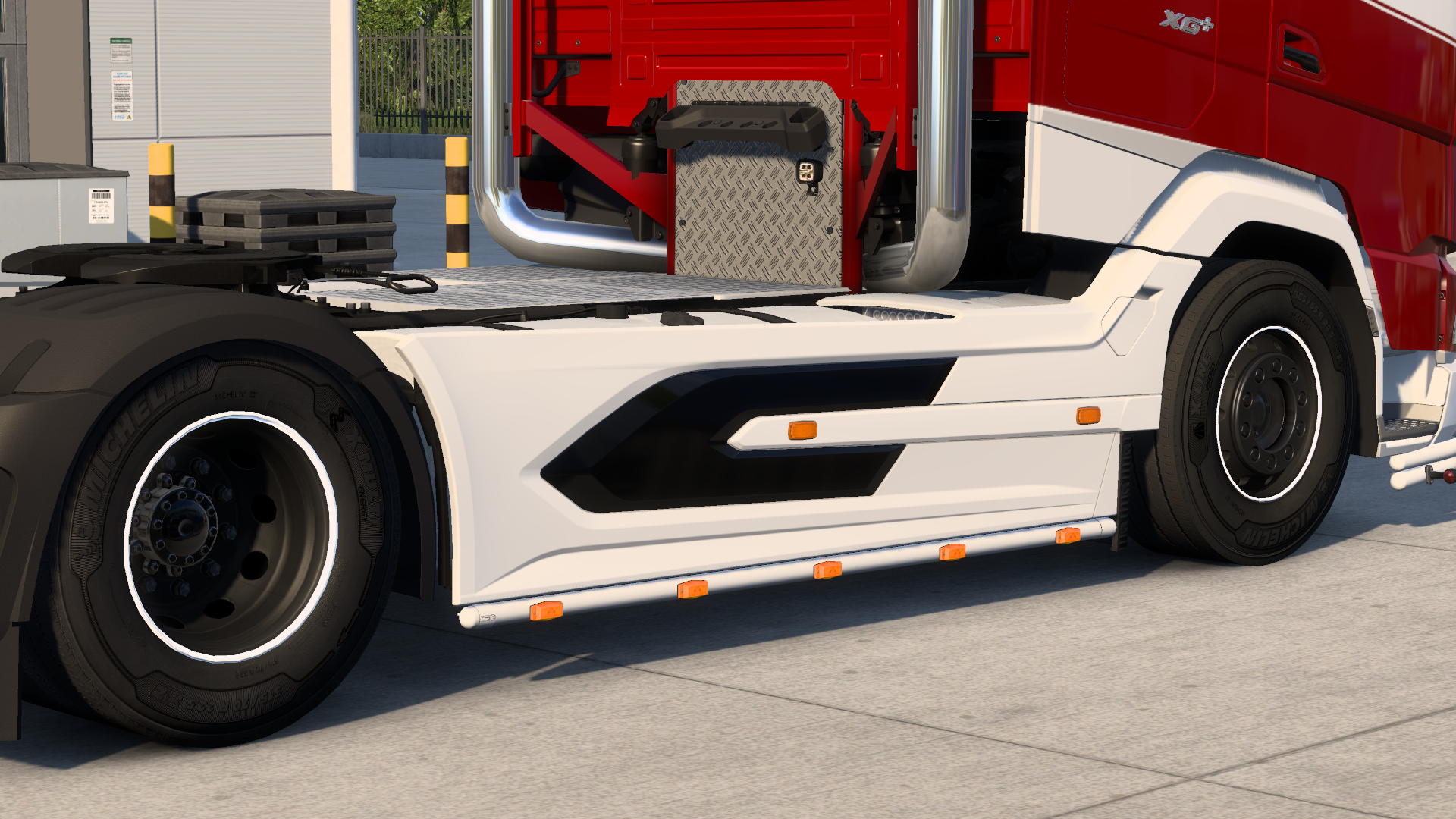 DAF NGD glossy Sideskirt (only v1.62+)