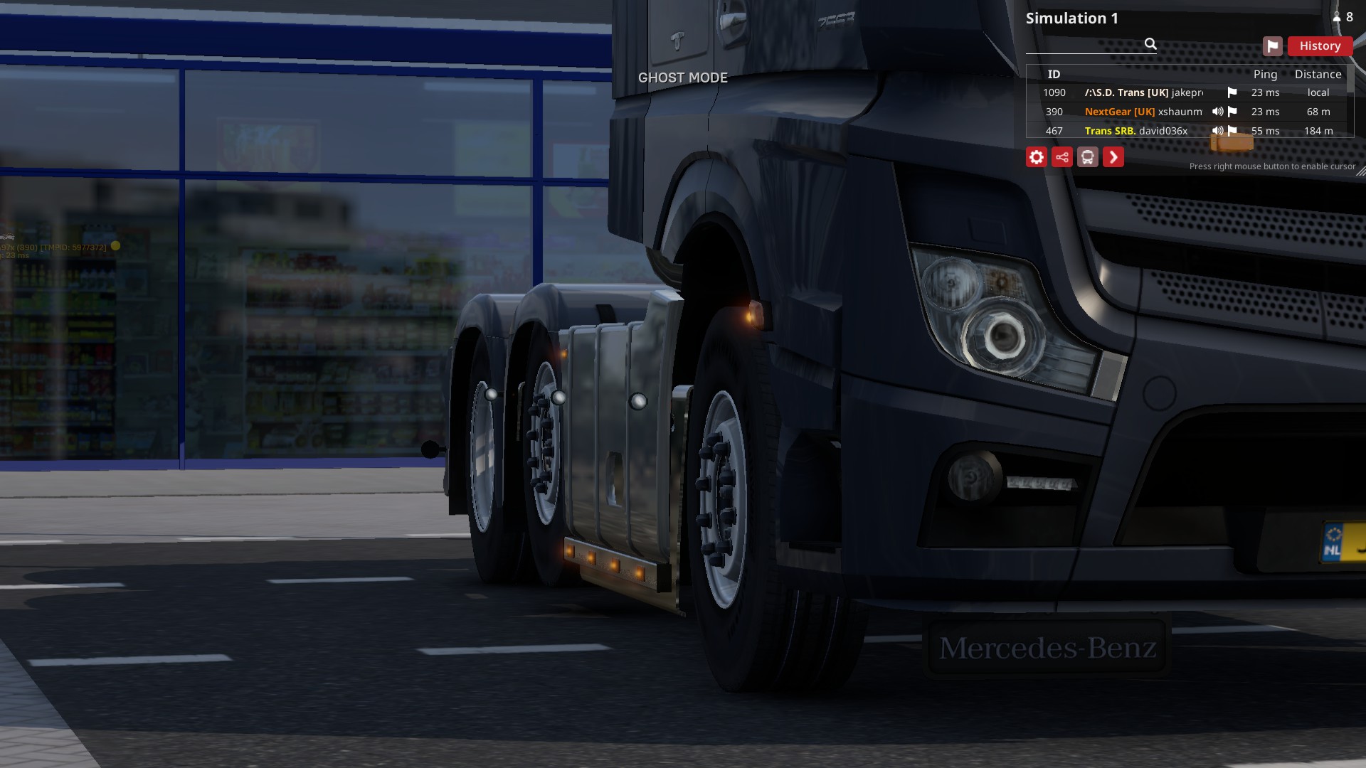 Mercedes sideskirt (works with any mercedes sideskirt not just chrome)