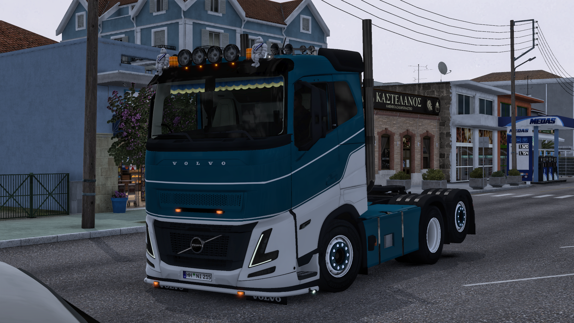 Volvo FH6 Aero Sleeper 6x2 taglift