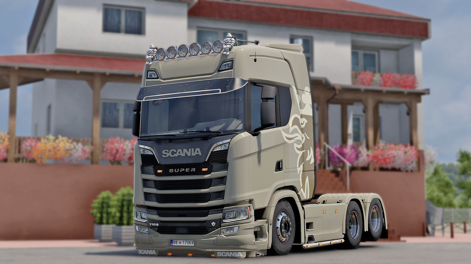 Scania S770 6x2 Taglift