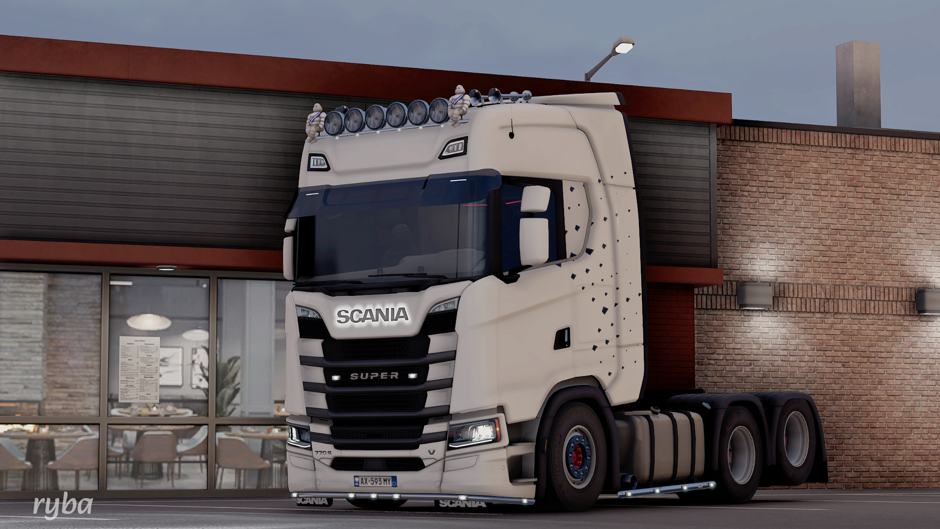 Scania S770 6x2 Taglift