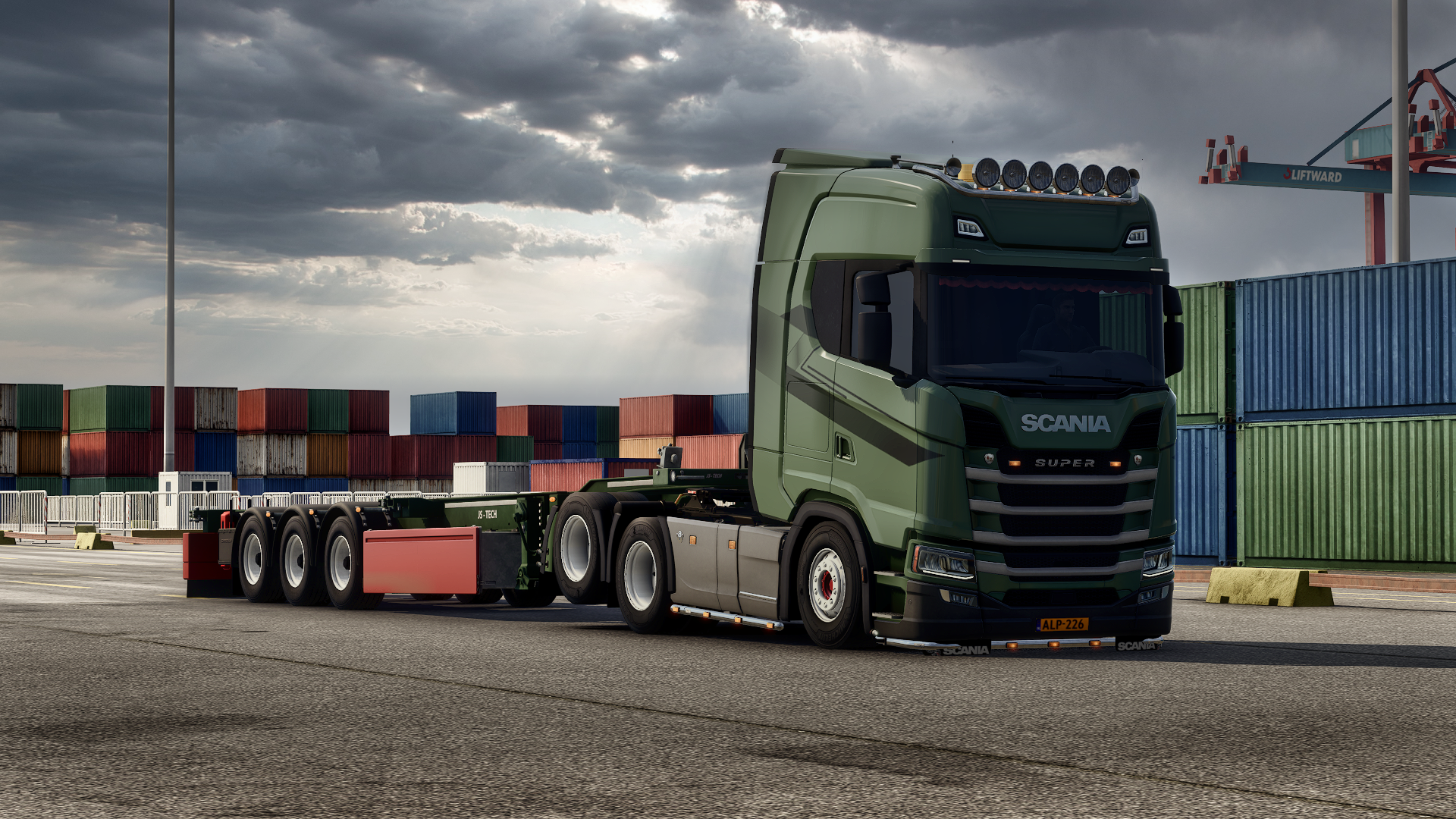 Scania S770 6x2 Taglift