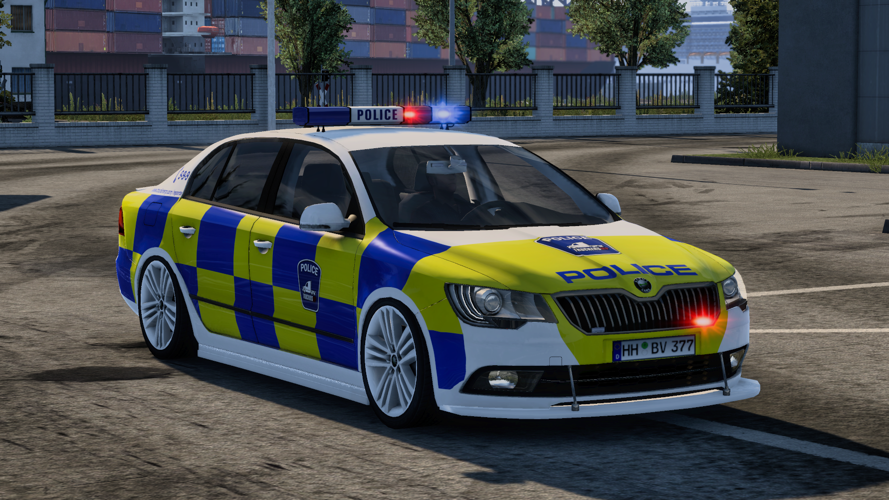 Skoda Police Car